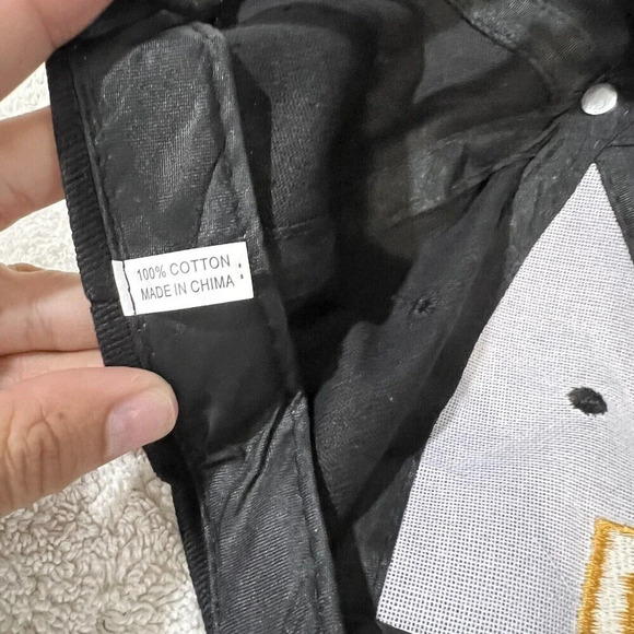 NRA Black Cap Hat Adjustable One Size Fits All American Flag - National Rifle - Picture 5 of 6